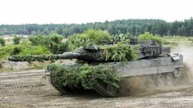 الجيش الروسي يغتنم دبابة ليوبارد-2 الألمانية