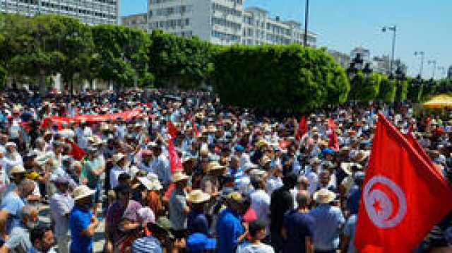 رافعين شعار 'المحامي لا يهان'.. محامون يتظاهرون في تونس احتجاجا على توقيف زميلين لهم (صور)