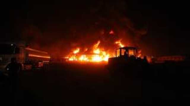 اندلاع حريق هائل في مستودع للذخيرة في العاصمة التشادية (فيديوهات)
