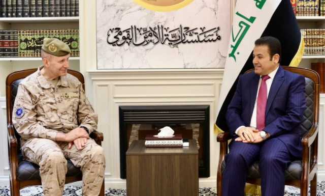 ‎الأعرجي يستقبل قائد بعثة حلف الناتو في العراق