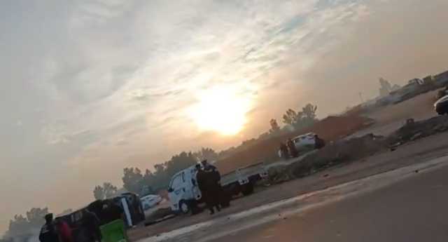بالفيديو.. حادث سير مروع يتسبب بمصرع وإصابة مدنيين غرب بغداد