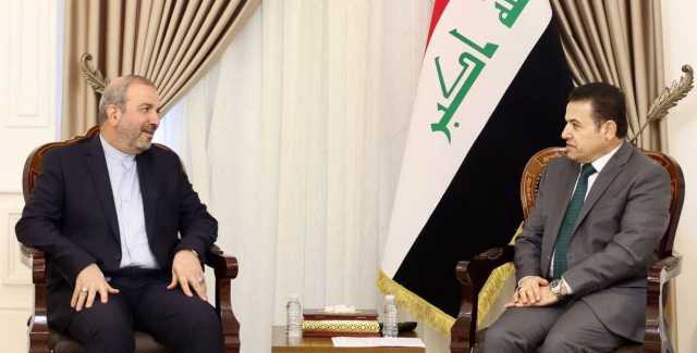 العراق وإيران يؤكدان على حل جميع الإشكالات عبر الحوار واحترام سيادة البلدين