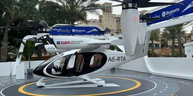 التاكسي الطائر يحلق في سماء دبي مطلع 2026