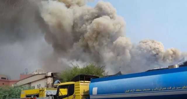 انفجار كبير بمصنع للفولاذ في إيران
