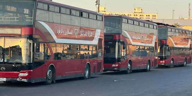 انطلاق اسطول حافلات المسافرين والوفود الى كربلاء المقدسة