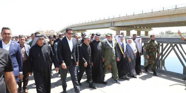 بالصور.. افتتاح طريق الزائرين الجديد الذي يربط بغداد ببابل وكربلاء