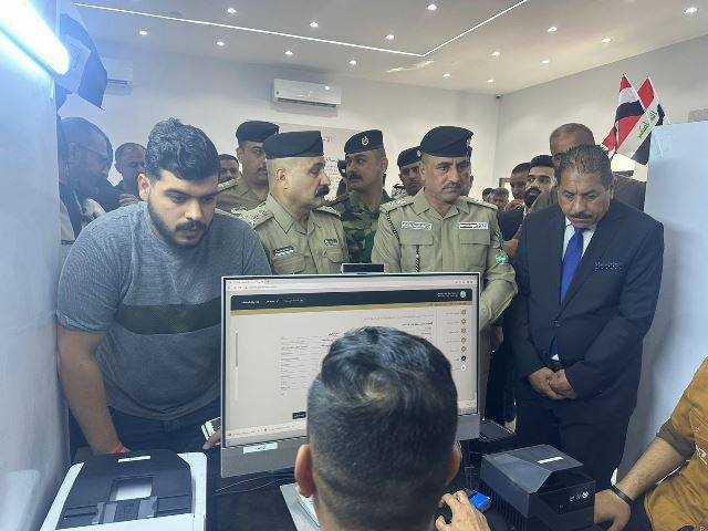 افتتاح منظومة الجواز الالكتروني في محافظة الديوانية