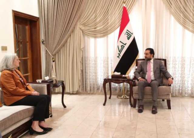 الحلبوسي يبحث مع السفيرة الأميركية دعم العراق بمختلف المجالات