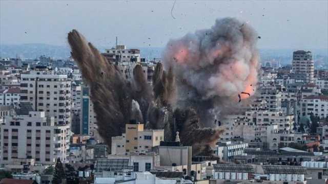 إسرائيل تقصف مبنى وزارة الداخلية الفلسطينية في غزة