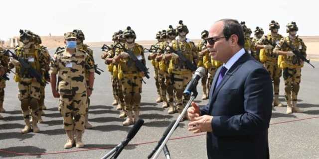 مصر.. قائد الجيش الثالث السيسي: نحن في أعلى درجات الاستعداد القتالي