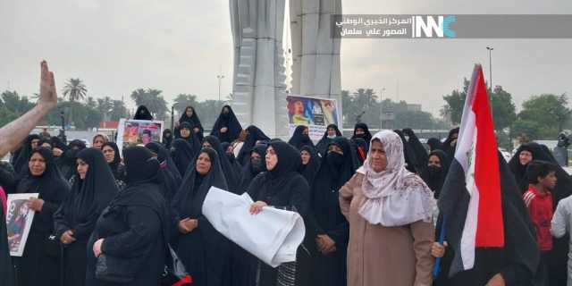 بالصور..تظاهرات لأهالي السجناء تطالب الأسراع بإقرار قانون “العفو العام”