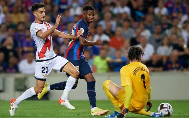 برشلونة يُعادل فاييكانو إيجابياً بالدوري الاسباني