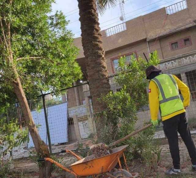 بلدية الزهور تطلق حملة ” مواطن فعال ” لتنظيف مناطق شمال بغداد