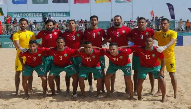المنتخب الوطني المغربي لكرة القدم الشاطئية يفوز على نظيره السعودي بـ9 مقابل 4