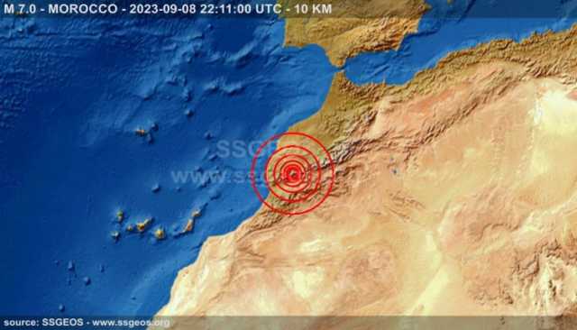 المعهد الوطني للجيوفيزياء : لم يسجل المغرب زلزال بقوة 7 درجات منذ قرن من الزمن