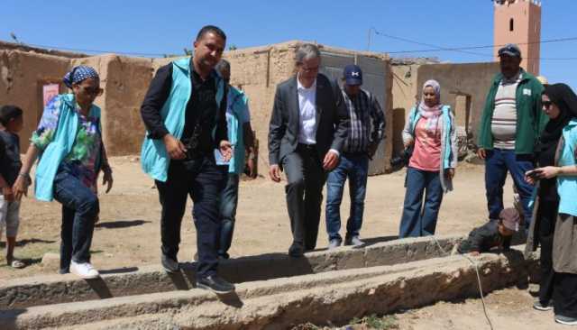 سفير ألمانيا بالمغرب يزور المناطق المتضررة بشيشاوة من زلزال الحوز