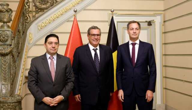 أخنوش يلتقي رئيس الوزراء البلجيكي في بروكسيل