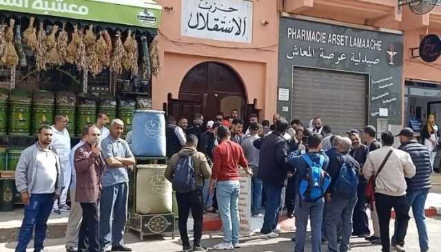 عراك و دماء في المؤتمر الإقليمي لحزب الاستقلال بمراكش (صور)