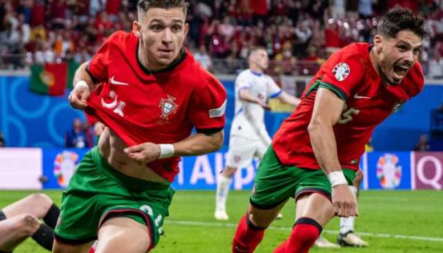 البرتغال يحقق فوزاً دراماتيكياً على التشيك