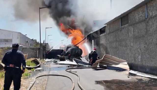 سلطات طنجة تكشف حصيلة وأسباب اندلاع حريق بالمنطقة الصناعية في مغوغة