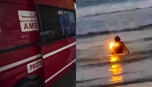 انتشال جثة تيكتوكر المفقود في شاطئ مرقالة بطنجة