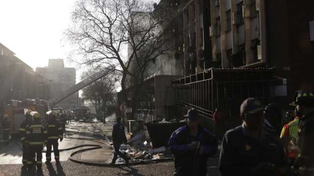 جنوب أفريقيا: مقتل عشرات الأشخاص في حريق مهول بمبنى وسط جوهانسبرغ