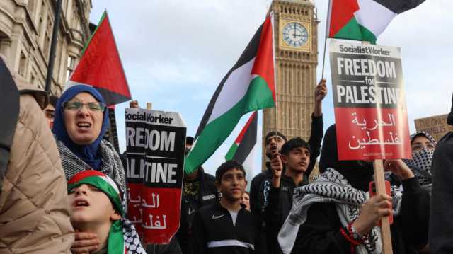 توقع خروج مئات الآلاف من المتظاهرين في لندن تضامنا مع غزة ووزيرة تتهمهم بـالكراهية