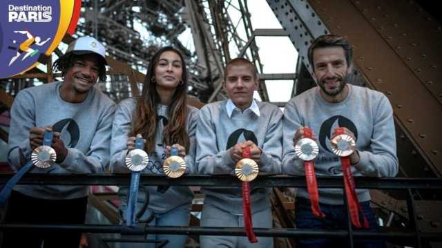 الرياضيون الفائزون في أولمبياد باريس سيحصلون على ميداليات تحتوي على قطعة من برج إيفل