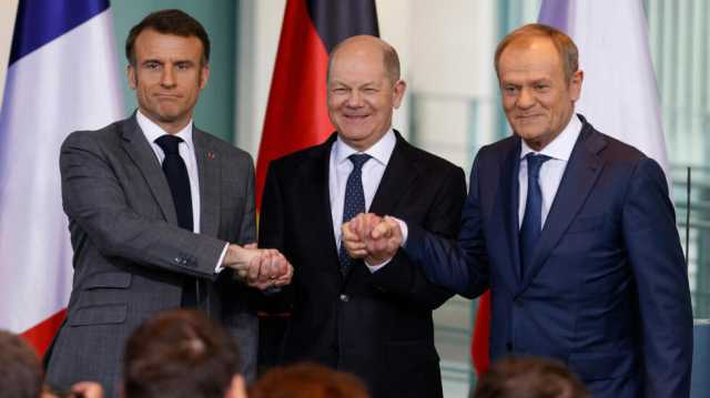 فرنسا وألمانيا وبولندا تؤكد وحدة الصف في دعم أوكرانيا بمواجهة روسيا