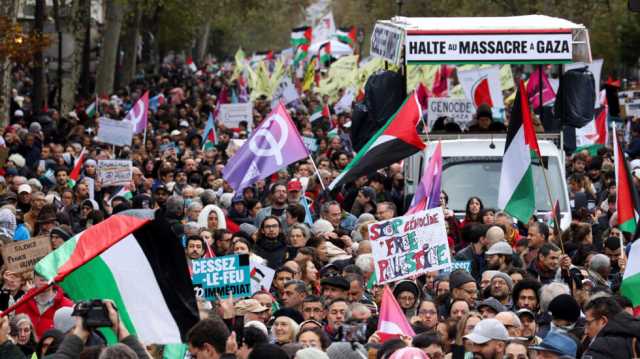 مظاهرات حاشدة في عدة مدن كبرى للمطالبة بوقف إطلاق النار في قطاع غزة
