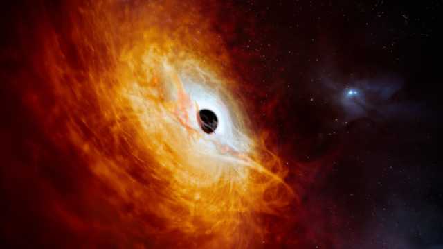 علماء فلك يرصدون ثقبا أسود هائلا يمتص ما يزيد عن شمس واحدة يوميا