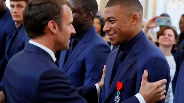 ماكرون يأمل مشاركة مبابي مع المنتخب الفرنسي خلال الألعاب الأولمبية بباريس