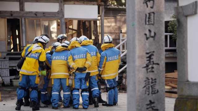 زلزال اليابان: ارتفاع عدد المفقودين إلى 323 وعدد القتلى إلى 161 على الأقل