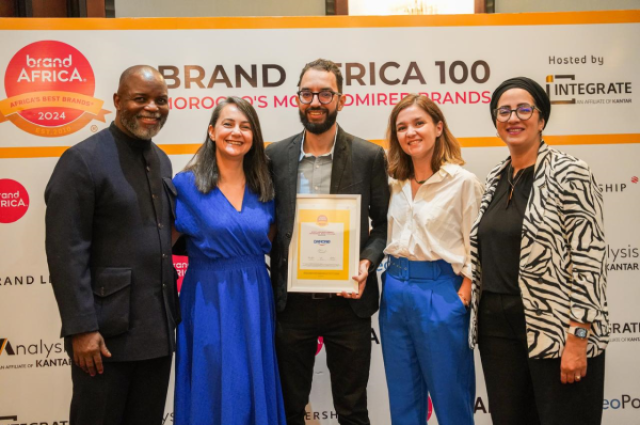 دانون تفوز بجائزة العلامة التجارية الأكثر إعجابًا في المغرب