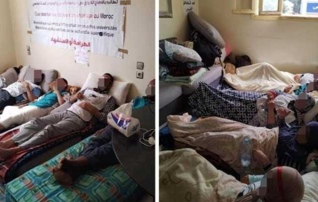 الدكاترة المعطلون يَصلون يومهم 26 من الإضراب عن الطعام.. الغلوسي: الموت يتهددهم