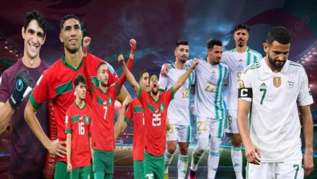 بالفيديو.. أسود الأطلس يتفوقون على المنتخب الجزائري بـ (9-4)