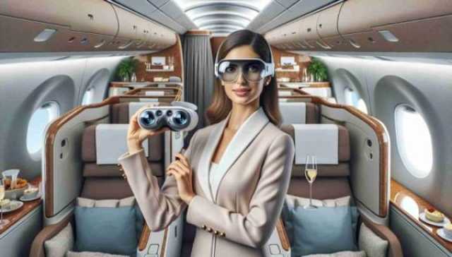 شركة طيران تخطط تقديم سماعات Vision Pro لركابها