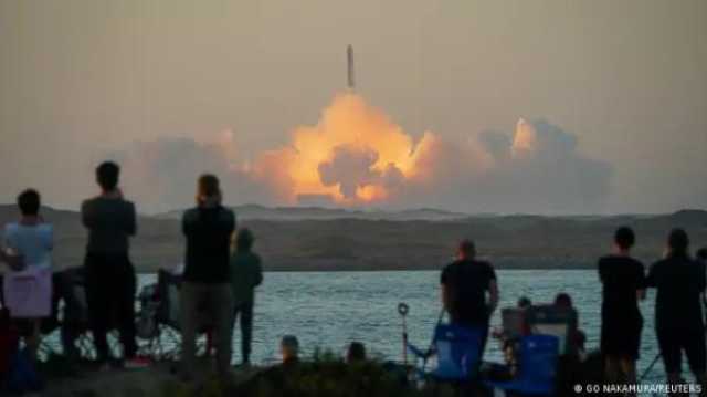 انتهاء الرحلة التجريبية الثانية لصاروخ ستار شيب قبل الأوان