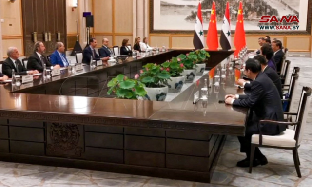 الصين تعلن عن شراكة استراتيجية جديدة مع النظام السوري
