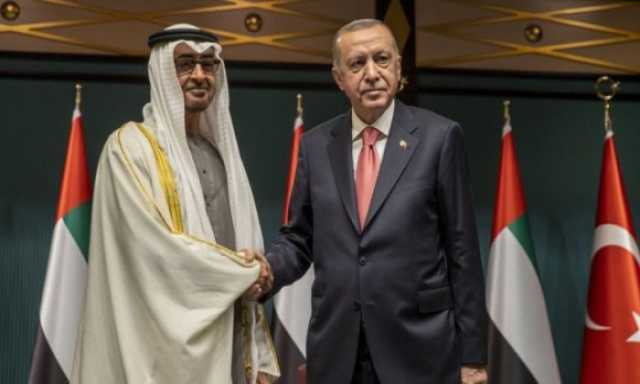 أردوغان: لرئيس الإمارات موقف حازم تجاه مشروع طريق التنمية