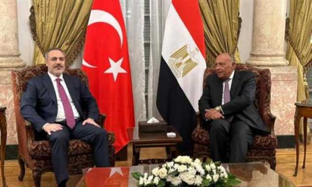 وزير الخارجية التركي من القاهرة: ندعم موقف مصر الرافض لتهجير سكان غزة
