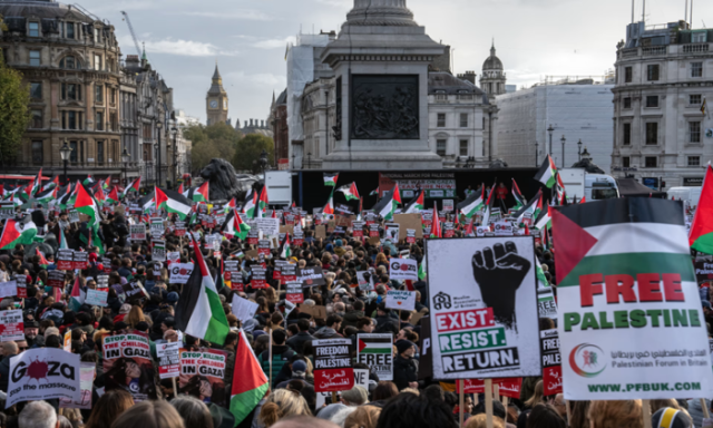 شرطة لندن تعتقل 29 شخصا بعد تظاهرات مؤيدة لغزة