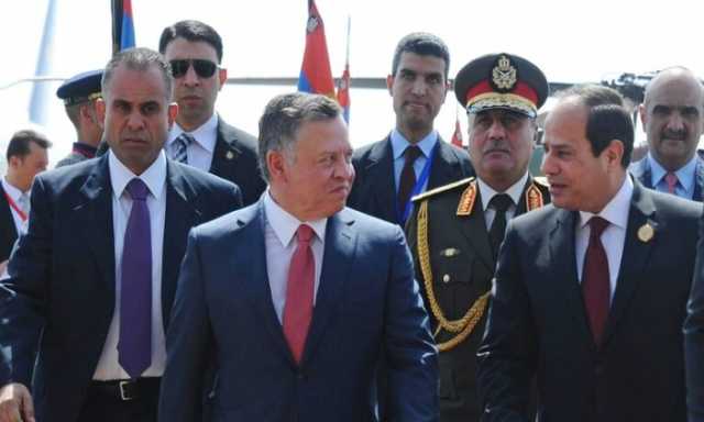 ملك الأردن والسيسي يبحثان تحويل هدنة غزة إلى وقف دائم لإطلاق النار