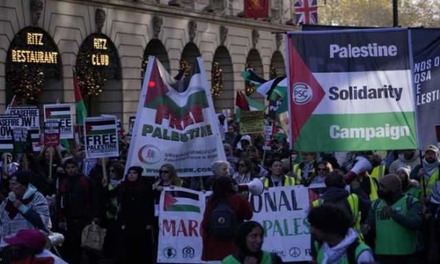 فلسطين حرة.. متظاهرون في مدن أوروبية يطالبون بوقف دائم للحرب على غزة