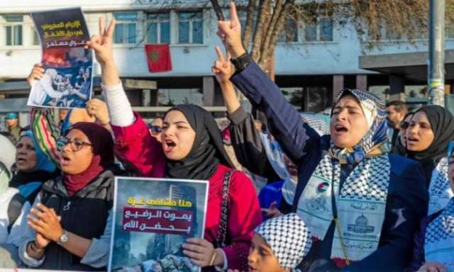 المغرب.. متظاهرون يطالبون بمقاطعة الشركات الغربية الداعمة لإسرائيل