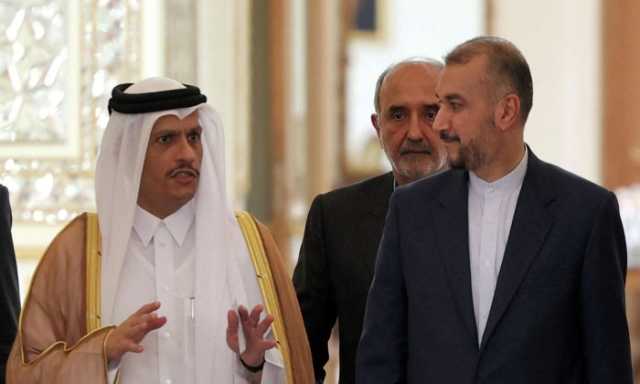 وزيرا خارجية قطر إيران يبحثان تطورات حرب غزة
