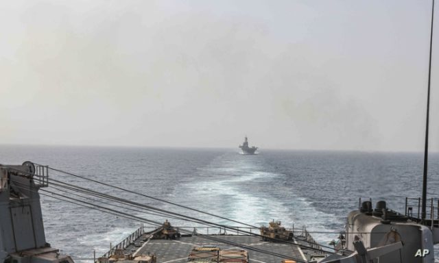 أمريكا تعلن إسقاط صاروخين أطلقا تجاه سفينة حاويات في البحر الأحمر