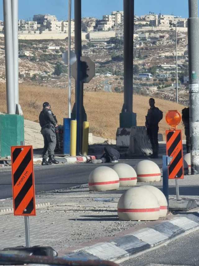 إصابة شاب برصاص الاحتلال بزعم محاولته الطعن قرب القدس