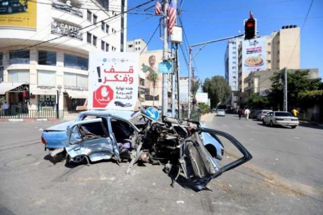 'المرور' بغزة: وفاة و40 إصابة في 74 حادث سير خلال الأسبوع الماضي