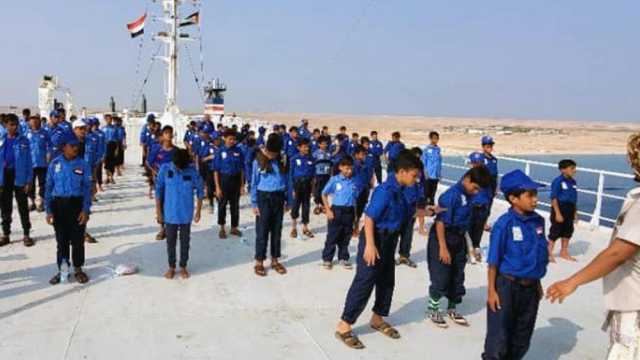 اليمن.. فعالية طلابية تضامنية مع غزة على متن سفينة 'إسرائيلية'
